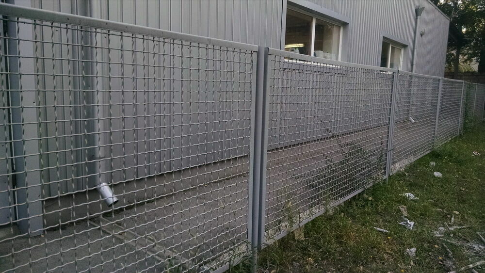 Забор из оцинкованной сетки для частной территории купить Москва