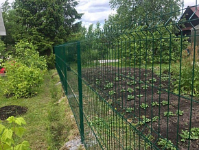Забор для дачи из 3D-сетки 1,8 м купить Москва