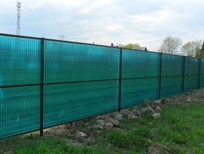 Забор из поликарбоната зеленого цвета купить Москва