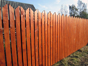 Забор для частного дома штакетник деревянный купить Москва