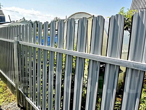 Оцинкованный забор для дачного дома купить Москва