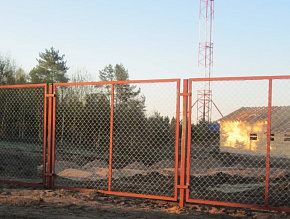 Забор рабица в рамке для частной территории купить Москва