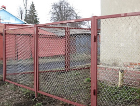 Забор рабица в рамке для частного дома купить Москва